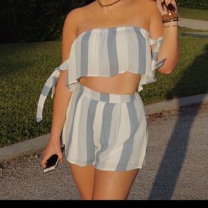 Light blue two piece set